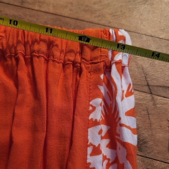 Go Fish Tiered Pinapple Print Maxi Skirt Size M - Picture 8 of 8